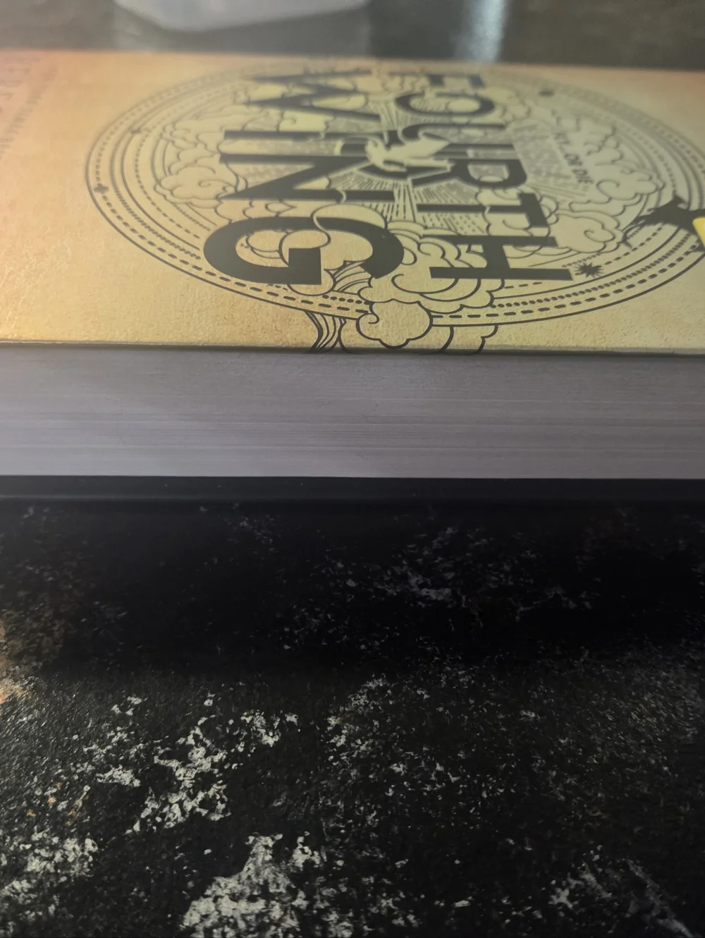Fourth Wing by Rebecca Yarros - Gold Ombre Hardcover - Picture 2 of 8